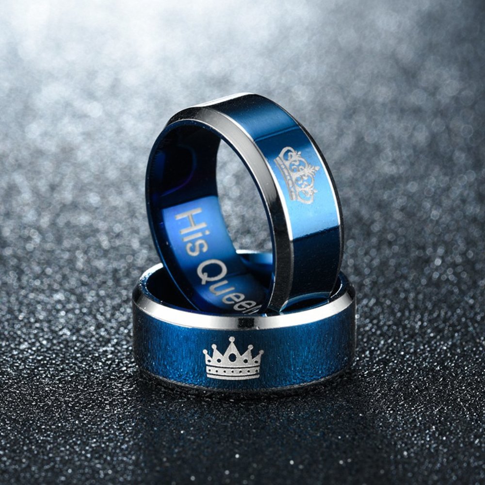 Titanium stainless Steel Fashion Geometric Ring Herking - Picture 7 of 9